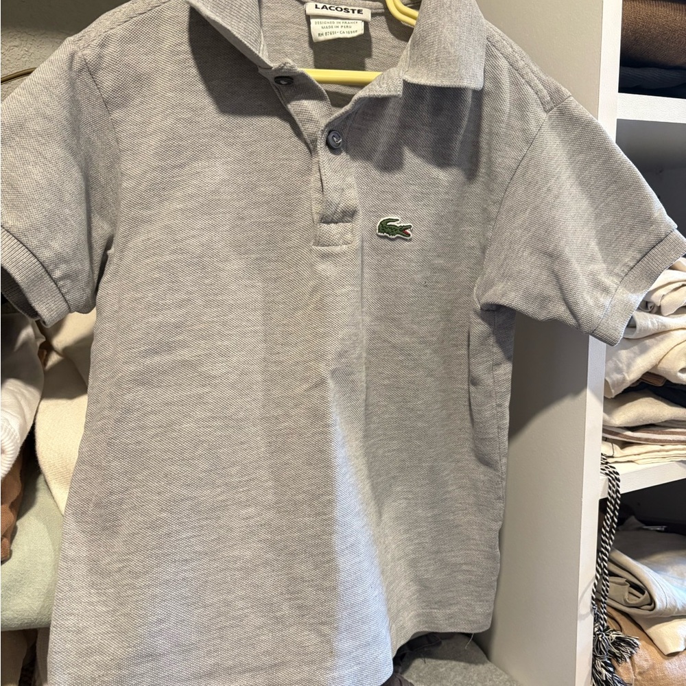 Lacoste boy’s size 8-7T polo shirt